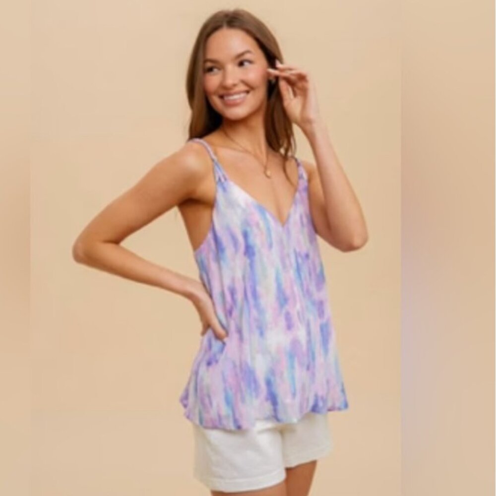SALE - Multi-Colored Tie-Dye Tank, Size Medium, NWT Donating end of month